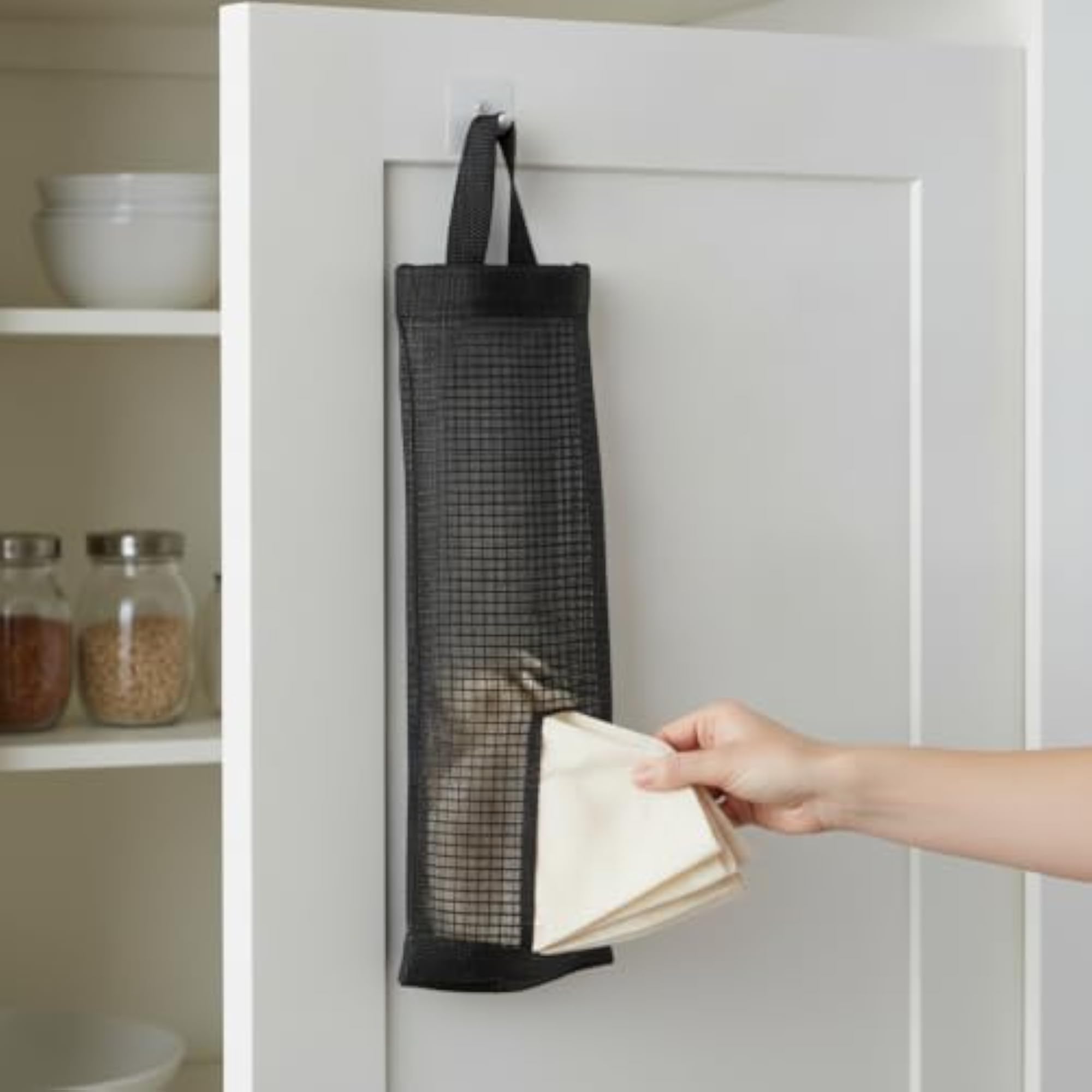 Wall-Mounted Kitchen Storage Bag Holder